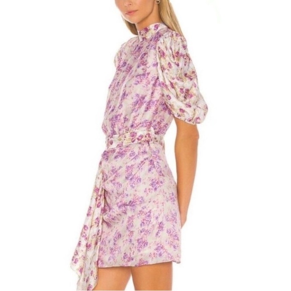 LIKE NEW Hemant & Nandita Apollo High Neck Mini Dress With Belt - Size XS - Picture 3 of 15